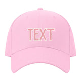 Custom Light Pink Light Emerald Green Hat 13B21821