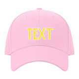 Custom Light Pink Light Coral Red Hat