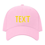 Custom Light Pink Peach Powder Hat