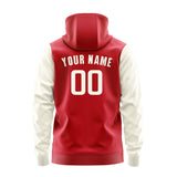 Custom Red Cream Hoodie 1414030314B31803