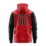 Custom Red Black Hoodie 1414171714B31817