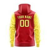 Custom Red Light Yellow Hoodie 1414262614B31726