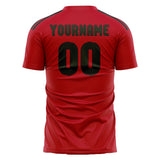 Custom Red Olive Soccer Jersey