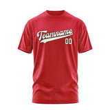 Custom Red Cream T-Shirt