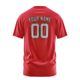 Custom Red Gray T-Shirt
