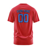 Custom Red Sky Blue T-Shirt
