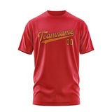 Custom Red Orange T-Shirt