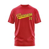 Custom Red Gold T-Shirt