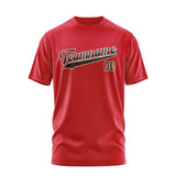 Custom Red Brown T-Shirt
