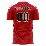 Custom Red Olive Soccer Jersey