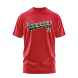 Custom Red Green T-Shirt