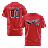 Custom Red Blue T-Shirt