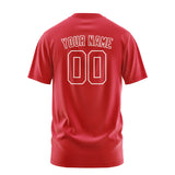 Custom Red Red T-Shirt