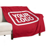 Custom Red White Blanket
