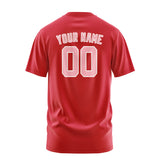 Custom Red Light Pink T-Shirt