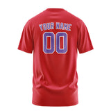 Custom Red Light Purple T-Shirt