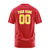 Custom Red Light Yellow T-Shirt