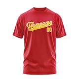 Custom Red Gold T-Shirt