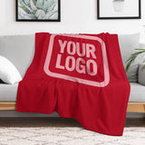 Custom Red Pink Blanket