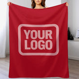 Custom Red Pink Blanket