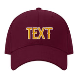 Custom Crimson Red Sky Blue Hat