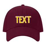 Custom Crimson Red Peach Powder Hat