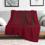 Custom Crimson Brown Blanket