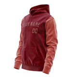 Custom Crimson Red Copper Rose Hoodie 1515292915B31729