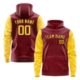 Custom Crimson Red Gold Hoodie 1515303015B31730