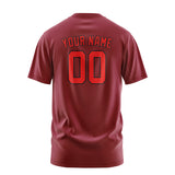 Custom Crimson Red Orange Red T-Shirt