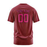 Custom Crimson Red Pink T-Shirt