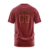 Custom Crimson Red Coral Red T-Shirt