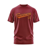 Custom Crimson Red Orange T-Shirt