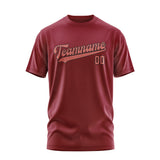 Custom Crimson Red Copper Rose T-Shirt