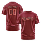 Custom Crimson Red Copper Rose T-Shirt