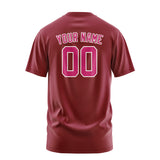 Custom Crimson Red Pink T-Shirt