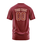 Custom Crimson Red Coral Red T-Shirt