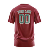 Custom Crimson Red Blue Green T-Shirt