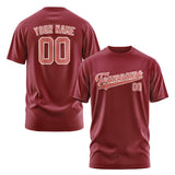 Custom Crimson Red Copper Rose T-Shirt