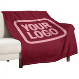 Custom Crimson Pink Blanket