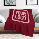 Custom Crimson Pink Blanket