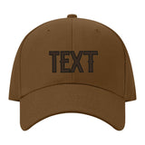 Custom Khaki Black Hat