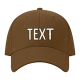 Custom Khaki Light Purple Hat