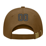 Custom Khaki Orange Hat 15B21720