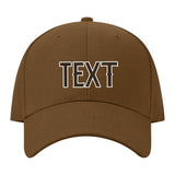 Custom Khaki Black Hat