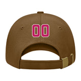 Custom Khaki Light Pink Hat 15B21813