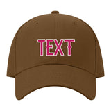 Custom Khaki Light Pink Hat 15B21813