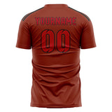 Custom Coral Red Red Soccer Jersey