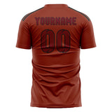 Custom Coral Red Crimson Red Soccer Jersey