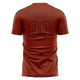 Custom Coral Red Coral Red Soccer Jersey
